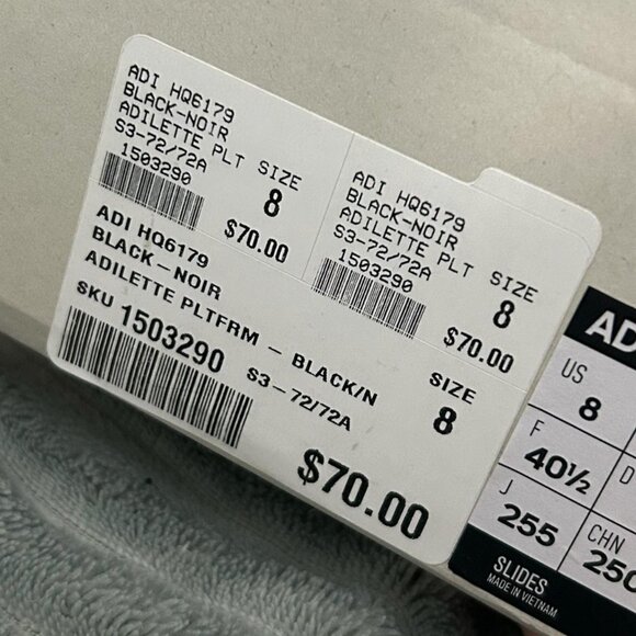 Adidas Adilette Platform Slides - Picture 2 of 2